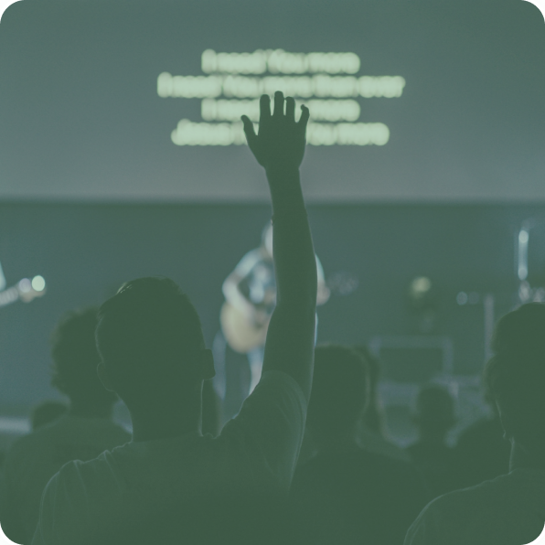 Simple Worship song selection interface